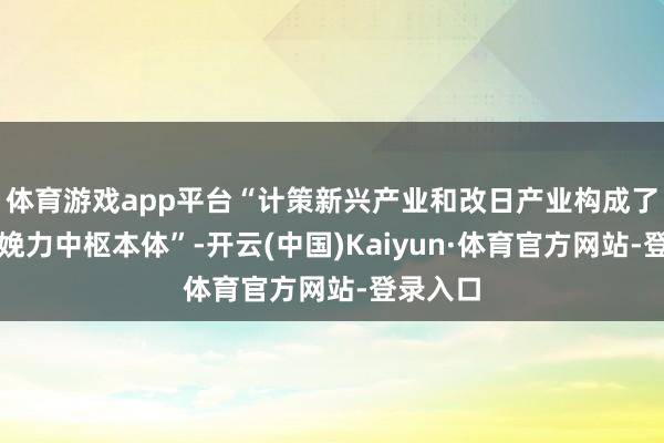 体育游戏app平台“计策新兴产业和改日产业构成了新质分娩力中枢本体”-开云(中国)Kaiyun·体育官方网站-登录入口